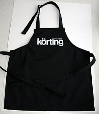 Печать на фартуке логотипа «Körting»‎