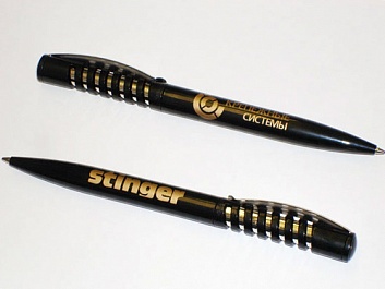 Ручка с металлическими элементами для компании «Stinger»‎